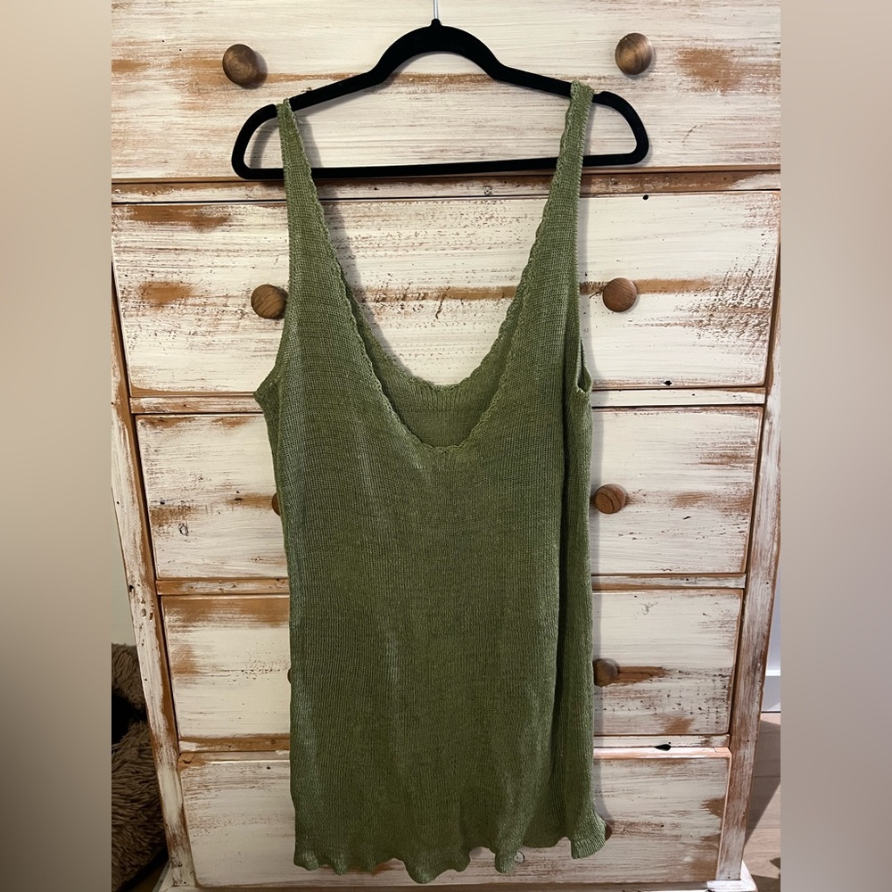 Free People Green Cover-Up
